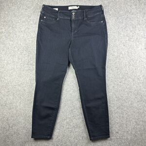 Torrid Jeans Womens 20R Blue Dark Wash Skinny Jeggings Stretch Denim 3-Button